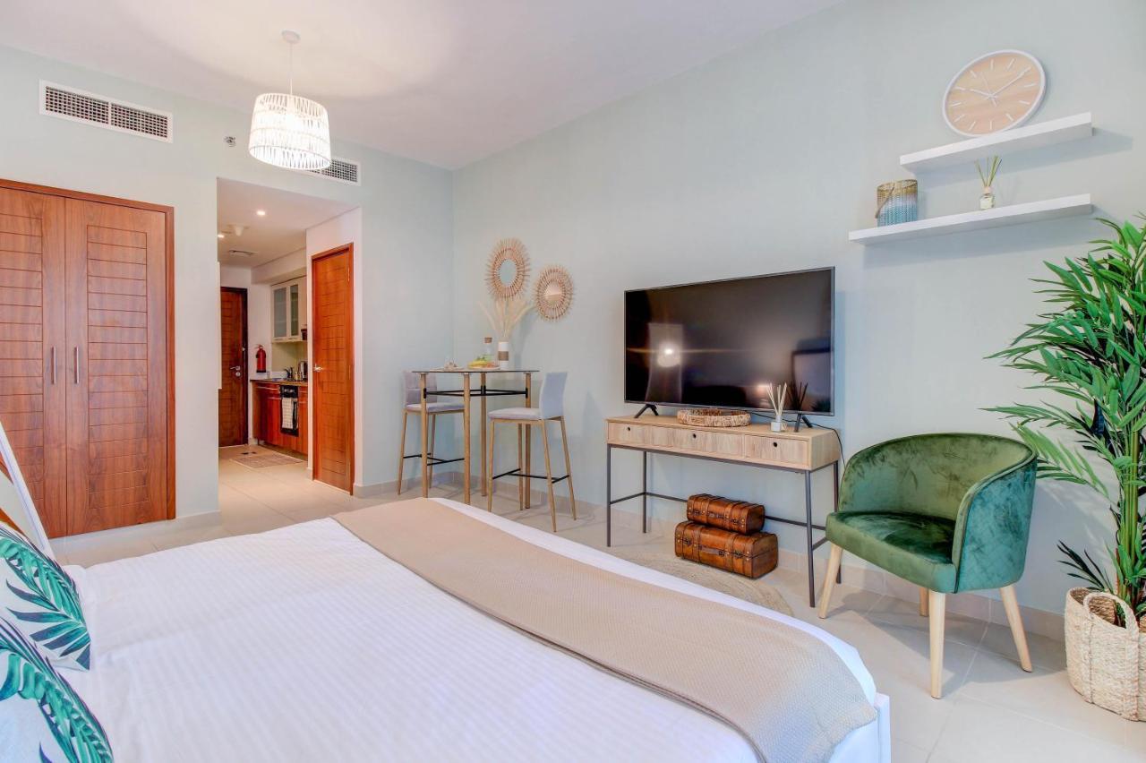 Durrani Homes - Luxurious Studio Near Dubai Mall With Pool View Exteriör bild
