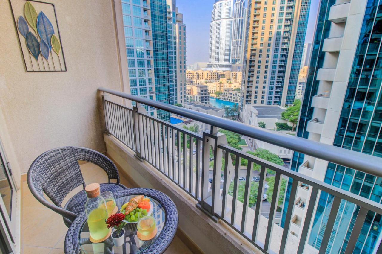 Durrani Homes - Luxurious Studio Near Dubai Mall With Pool View Exteriör bild